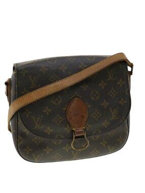 Authentic LOUIS VUITTON Monogram Saint Cloud GM Shoulder Bag M51242 LV